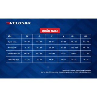 Quần 2 lớp thể thao Nam  VELOSAR vận động thoải mái phù hợp Chạy bộ, Pickleball, Tennis, RSP-60032