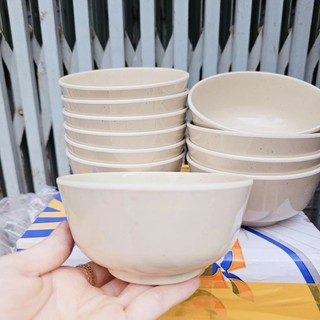 Combo 10 Chén ăn cơm nhựa melamine nhiều màu không vỡ loại tốt - Phương Trang