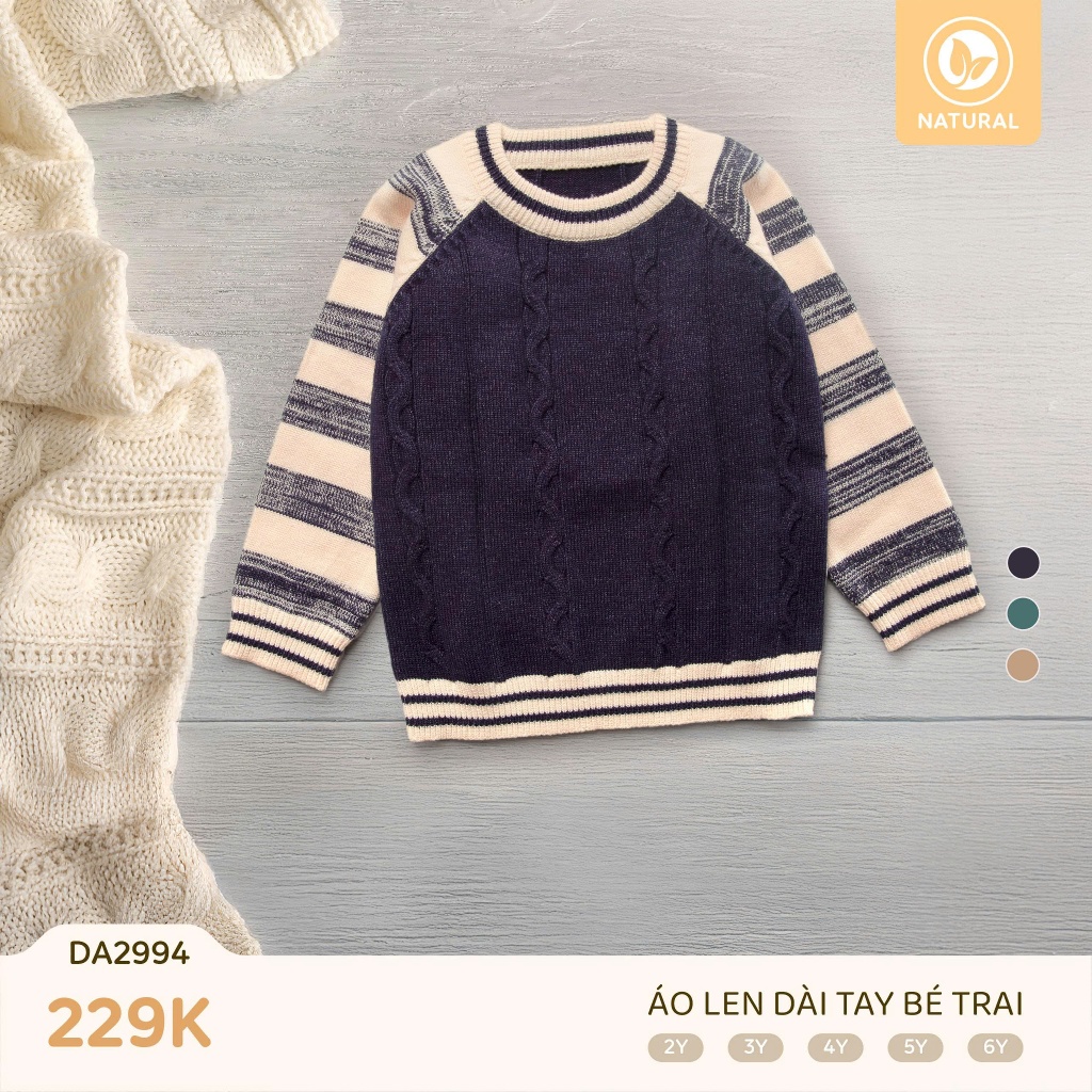 (12-22kg) Áo Len Dài Tay Bo Gấu Xinh Xắn Dành Cho Bé Gái Dokma Mã DA987 DA1644 DA1645 DA2994 DA2271 DA2273