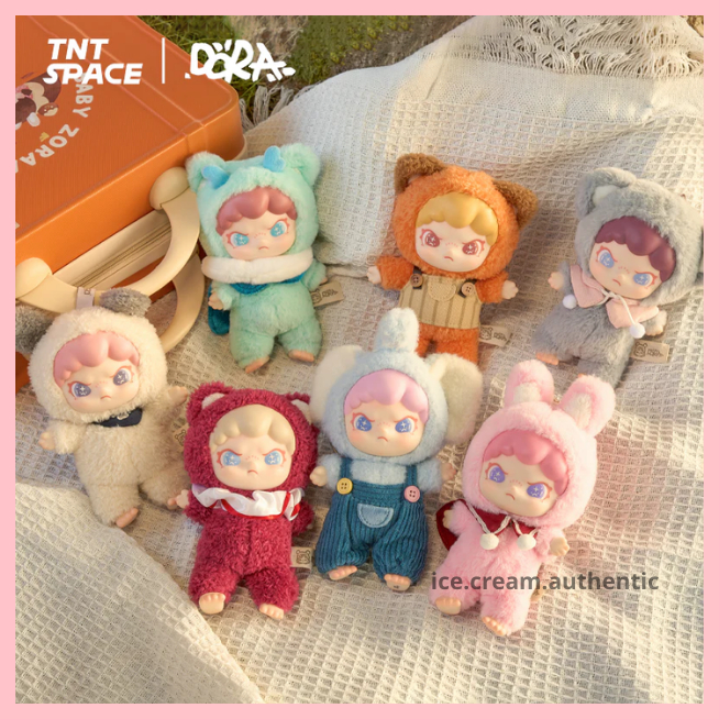 [Hỏa tốc HCM] Blindbox DORA Animals Series Vinyl Plush Doll chính hãng