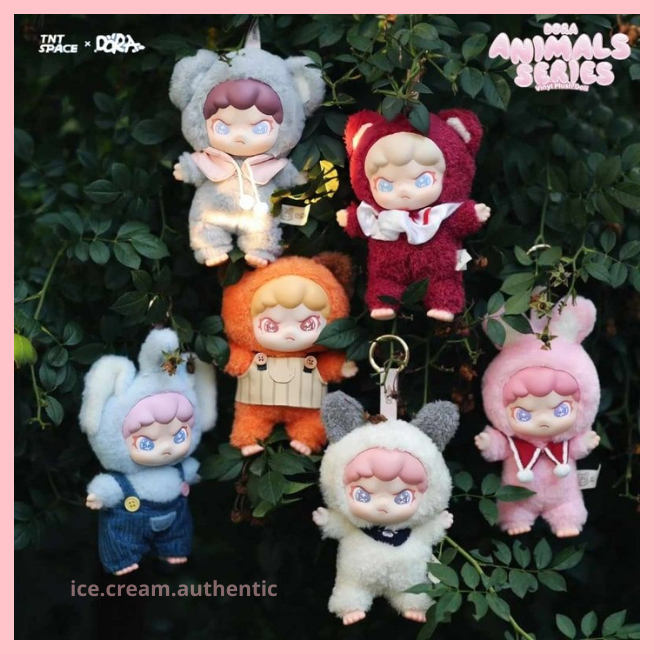 [Hỏa tốc HCM] Blindbox DORA Animals Series Vinyl Plush Doll chính hãng