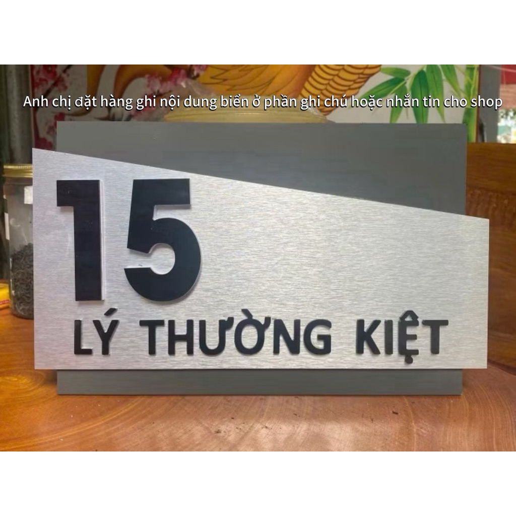 BẢNG, BIỂN SỐ NHÀ. Alcorest phong cách sang trọng tinh tế