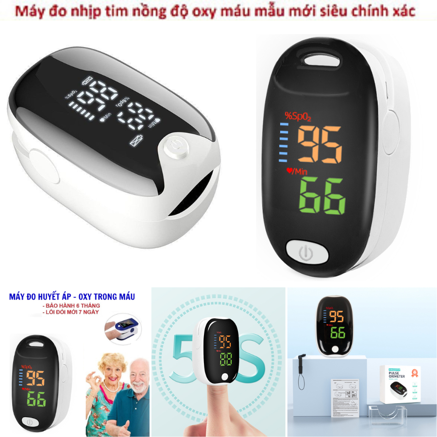 Máy đo huyết áp Máy đo nồng độ oxy trong máu và nhịp tim máy đo Spo2 ...