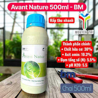 Phân bón lá Avant Natur BM - Kích thích thực sự, giúp cây phục hồi, tăng đề kháng, chai 500ml