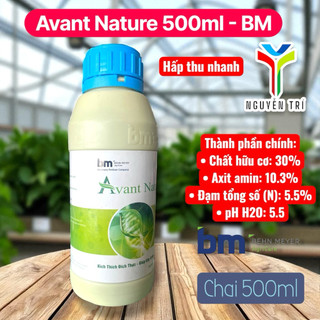 Phân bón lá Avant Natur BM - Kích thích thực sự, giúp cây phục hồi, tăng đề kháng, chai 500ml