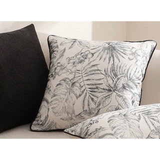 Gối trang trí sofa gối tựa sofa vuông 45x45 decor họa tiết COBUROT in sang trọng kiểu Pháp