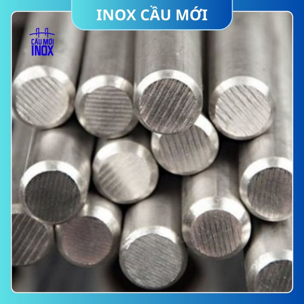 (5 cm) Trục tròn đặc Inox 304 phi 25mm/30mm/35mm/40mm/ 45mm/50mm/60mm/70mm, chiều dài 5cm