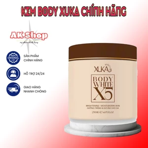 Kem Body Dưỡng Trắng Da XUKA X5 Mới Trắng Nhanh Cấp Tốc X5 Lần Hộp 250g