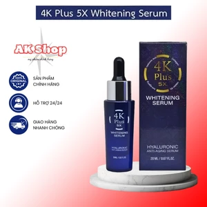Serum 4K Plus 5X Whitening 20ml. Dưỡng Da Căng Bóng, Mờ Thâm Trẻ Hóa Làn Da Hàng Chuẩn Thái Lan