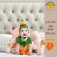 Set bodysuit Bí Ngô KÈM MŨ TẶNG TẤT HALLOWEEN Hàn Quốc cho bé trai, gái cho bé trai bé gái 5-14kg