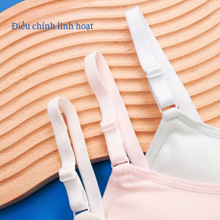 áo ngực, áo lót học sinh cấp 2 cấp 3, đệm liền 2 lớp thông hơi, chất liệu cotton thấm hút và an toàn cho làn da 1075