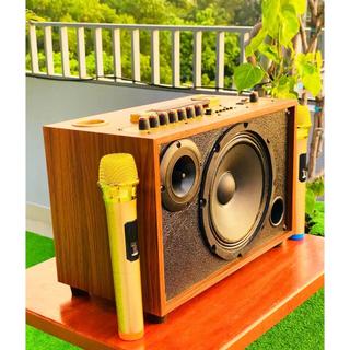 Loa Karaoke Xách Tay Kiomic K36 Tặng Kèm 2 Micro Chống Hú , Bass Âm Không Rè, Âm Thanh Mạnh Mẽ Trung Thực, Sống Động