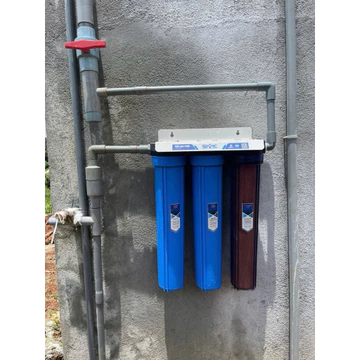 Bộ lọc chặn đầu nguồn 20inch,bộ lọc thô 123 đầu nguồn ,bộ lọc nước sinh hoạt đầu nguồn 3 cấp ren 21 và ren 27