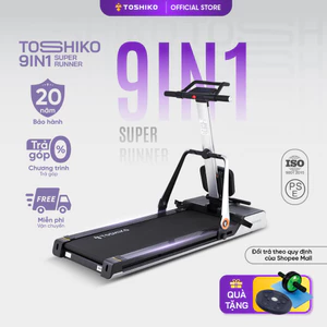 Máy chạy bộ đa năng Toshiko 9in1 Super Runner kết hợp 9 chức năng tập luyện giúp nâng cao thể lực tại nhà
