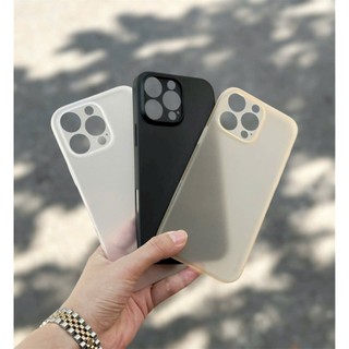 Ốp Memumi nhám siêu mỏng 0.3mm chống ố màu dành cho Iphone 17 16 15 14 13 12 pro plus promax air