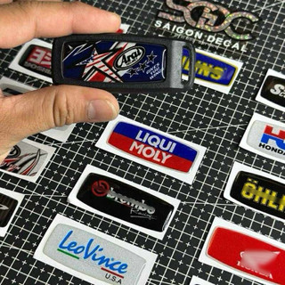 Tem Sticker Nổi Phản Quang V2 Dán Remote Smartkey Honda Custom, 15 Màu Sắc - Mới 2025 |SGDC - 1 Cái|