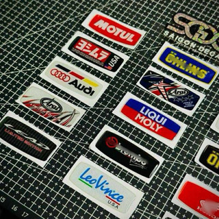 Tem Sticker Nổi Phản Quang V2 Dán Remote Smartkey Honda Custom, 15 Màu Sắc - Mới 2025 |SGDC - 1 Cái|