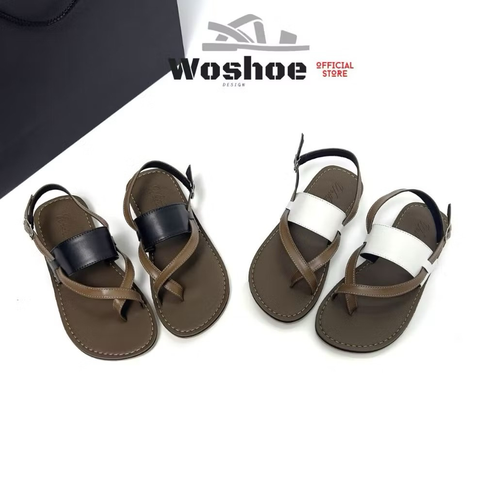 Giày Sandal Nữ Dây Mảnh Chéo Xỏ Ngón Cực Xinh Trẻ Trung Năng Động