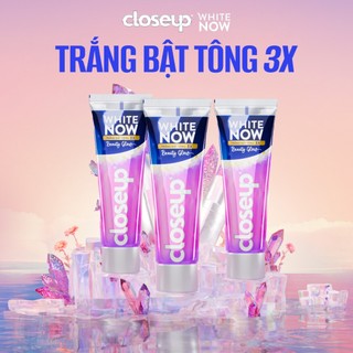 [Bộ Sưu Tập Tính Nữ] Combo 3 Kem đánh răng Closeup White Now-Trắng Bật Tông 3X TỨC THÌ với Công nghệ Ánh Sáng Xanh 100g
