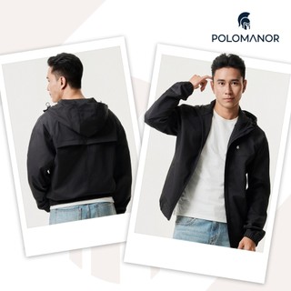 Áo khoác gió nam Cao Cấp chống nắng ASTON, chất liệu Dù Twill mềm mịn thoáng mát - POLOMANOR