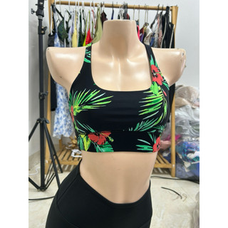 (Size S) Áo thể thao,áo tập gym,tập yoga hoạ tiết hoa nhiệt đới nổi bật hàng VNXK