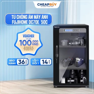 Tủ chống ẩm máy ảnh 70L nhập khẩu Fujihome, tủ hút ẩm 70 Lít 3 ngăn điện tử bảo quản máy ảnh dry cabinet bảo hành 3 năm