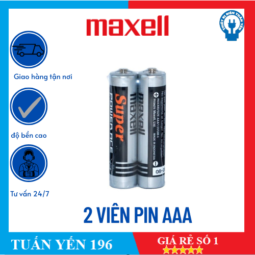 Pin tiểu AAA Maxell 2 viên chính hãng loại 1 (pin tiểu nhỏ) | Shopee ...
