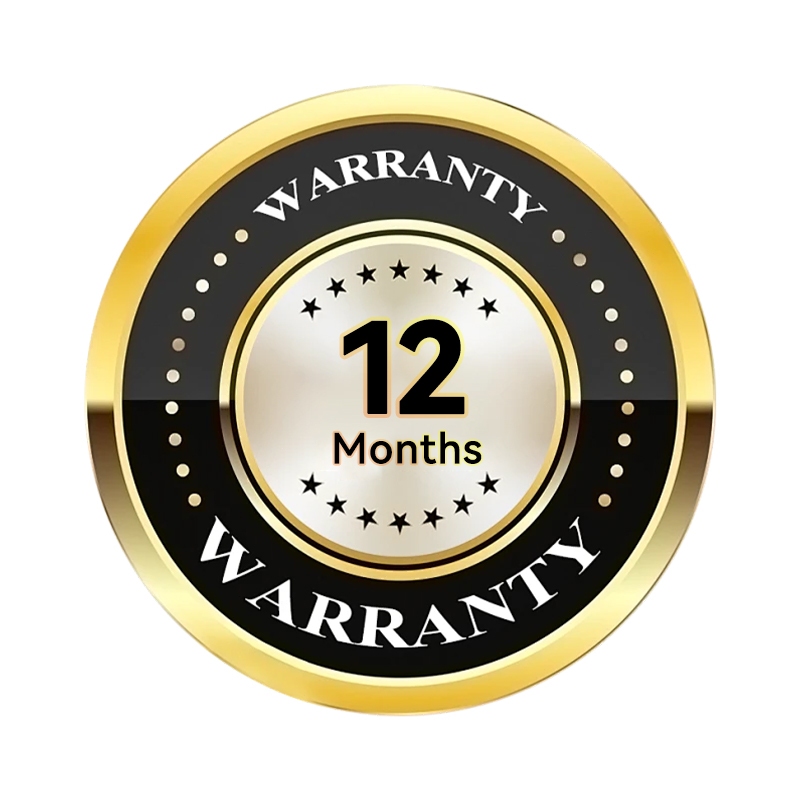 One-year warranty / 24-hour shipping / add bubble bags