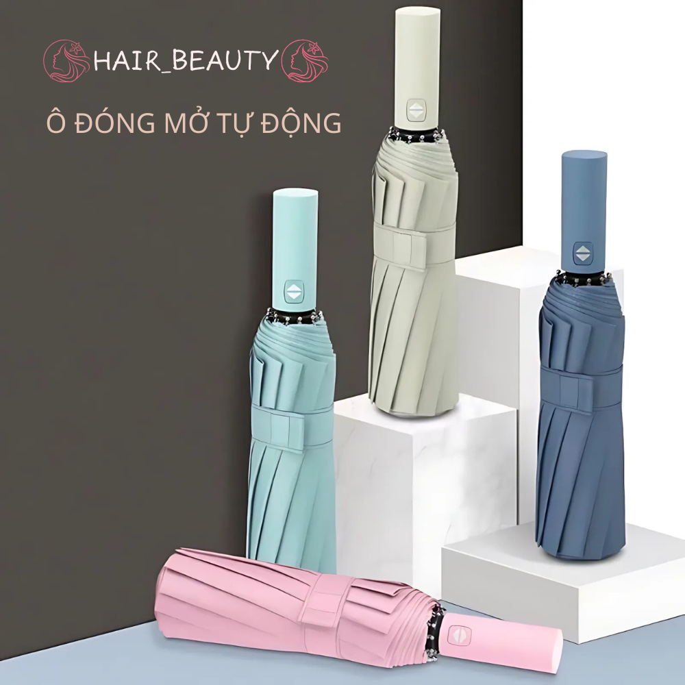 Ô dù che nắng chống tia uv DIDOOGLT vải Polyeste chống nước thiết kế gấp gọn tiện lợi