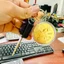 Móc Khóa Xu Con Ngựa Vàng , chữ Lộc , quà tặng Tết 2026