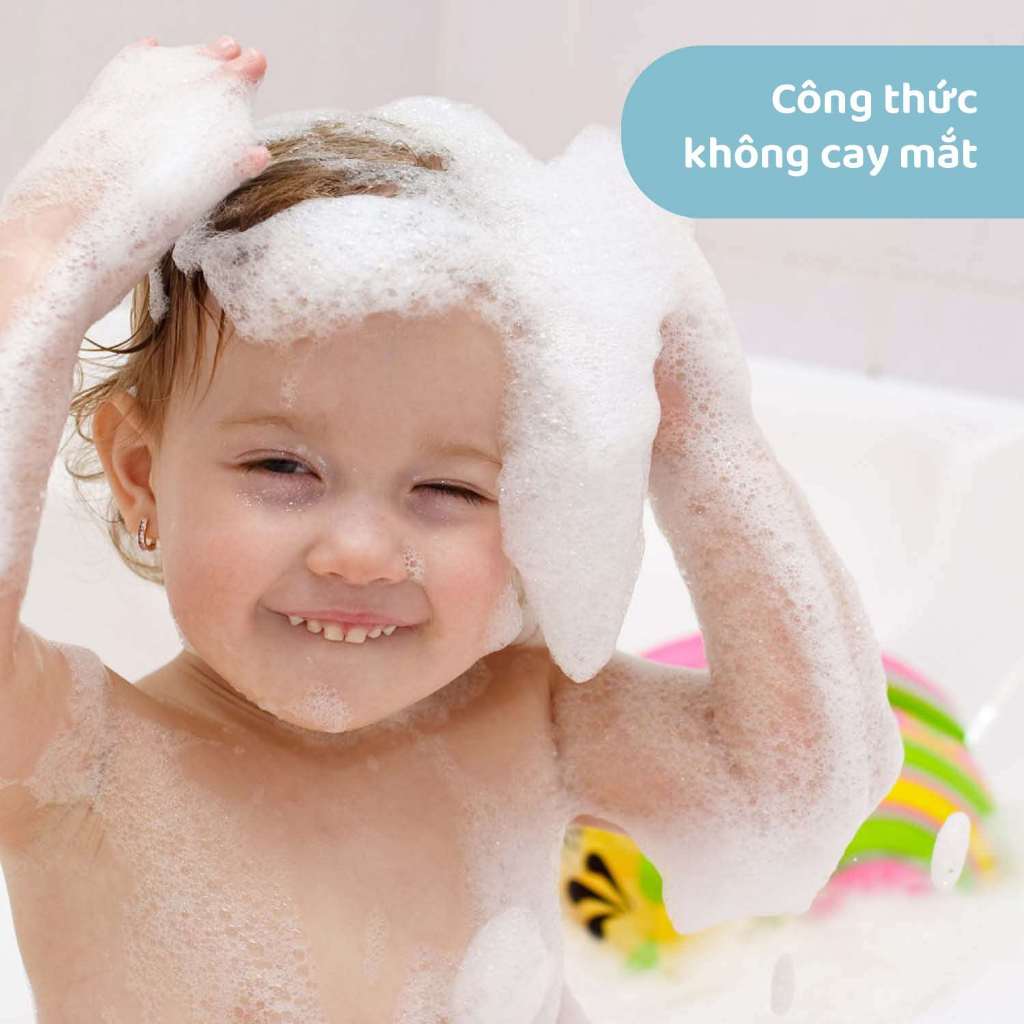 Sữa tắm gội chiết xuất Lô hội & Cúc la mã  Chicco Natural Sensation 0M+ 200ml
