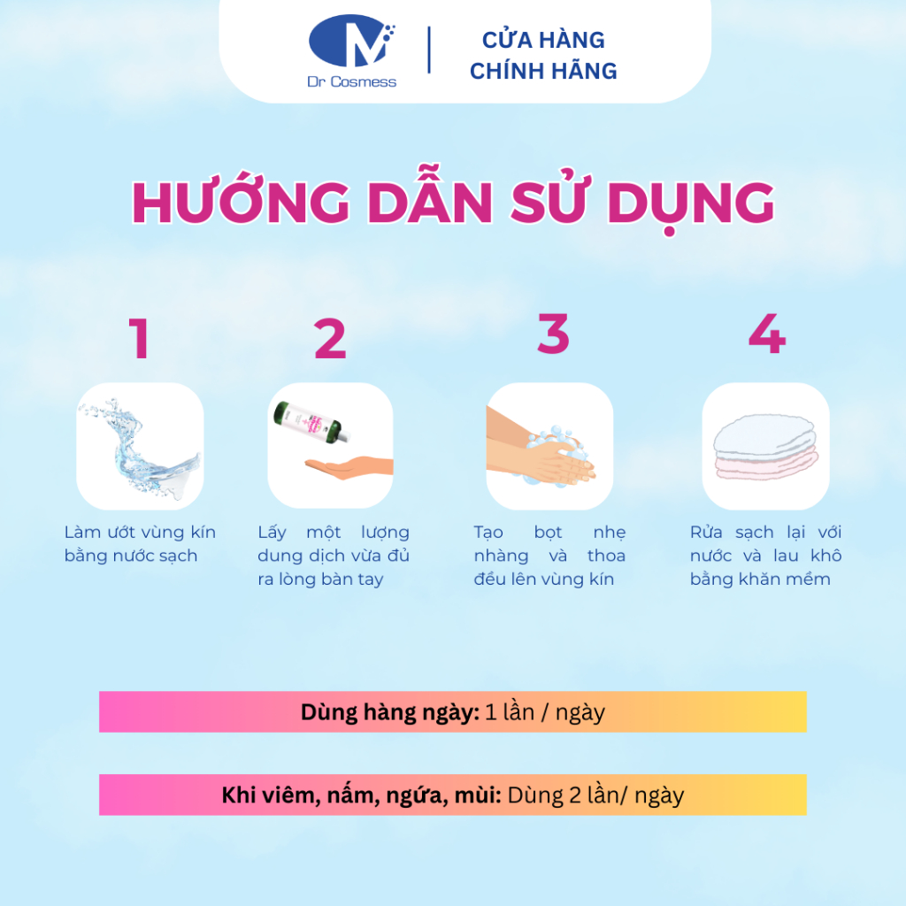 Sản Phẩm Nước Vệ Sinh Dr Cosmess - Nước vệ sinh Dr Cosmess