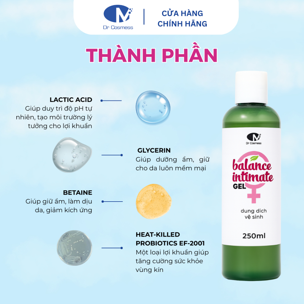 Thiết kế của Nước Vệ Sinh Dr Cosmess