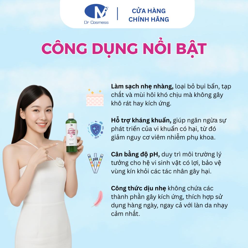 Chất lượng Nước Vệ Sinh Dr Cosmess