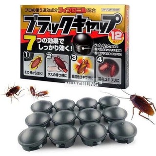 [HÀNG CHÍNH HÃNG] HỘP THUỐC DIỆT GIÁN 12 VIÊN NHẬT BẢN, THUỐC GIỆT GIÁN CỦA NHẬT BARRACKS CAP HỘP 12 VIÊN MÃ TL56589
