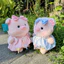 Gấu Bông Heo Lulu Mặc Váy Tim Dễ Thương Lông Mềm Mại Làm Quà Tặng Cho Bạn Gái, Cho Bé Ngày Sinh Nhật