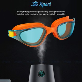 Kính bơi cao cấp chống sương mù chống nước tầm nhìn rõ viền Silicone êm thoải mái khi đeo KB-6800