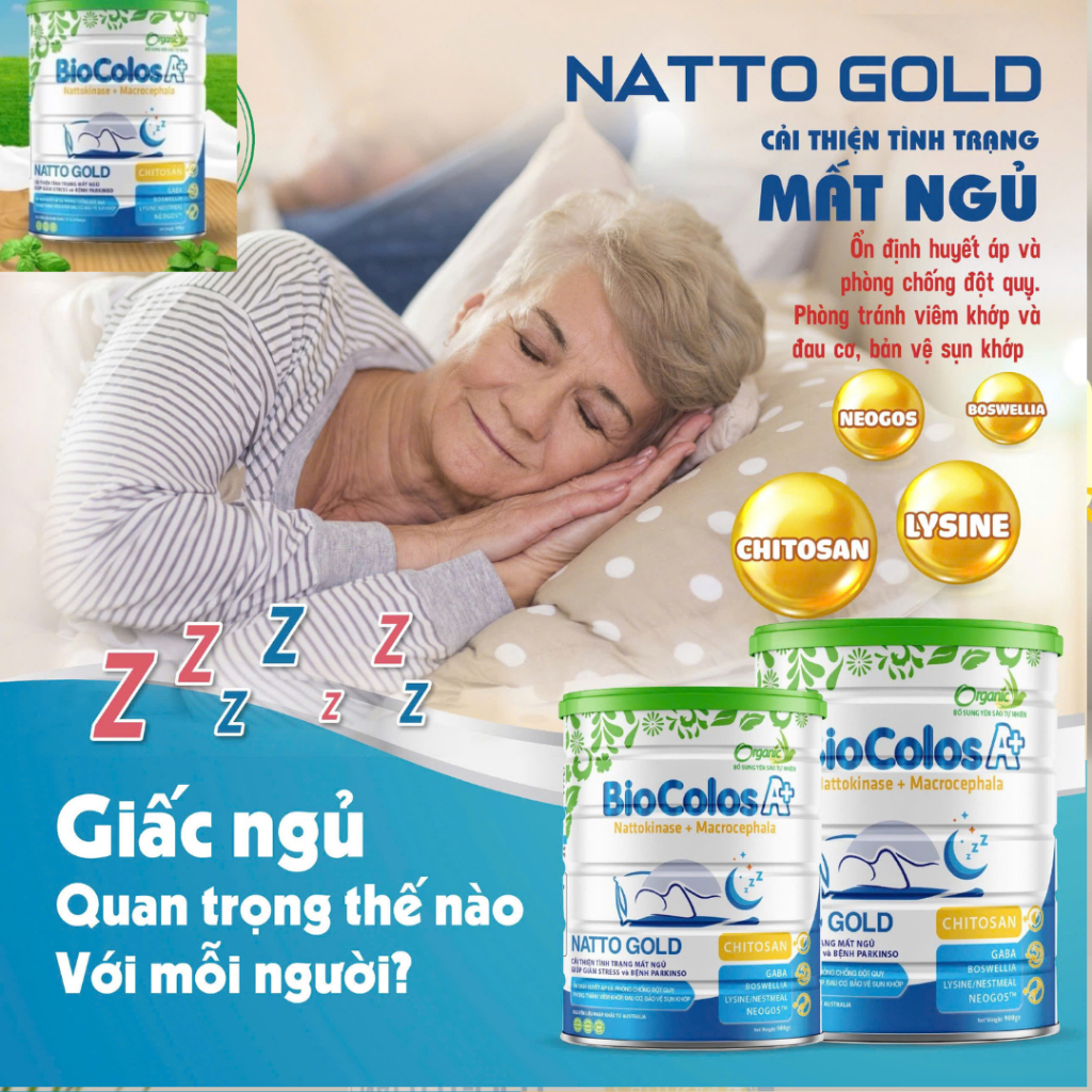Sữa Misure lon 850g chính hãng- Cải thiện giấc ngủ hộp 850gram