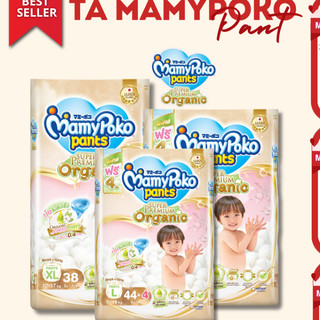 [SP có voucher live X] Tã Quần MAMYPOKO SUPER PREMIUM ORGANIC M62 L48 XL38 XXL32