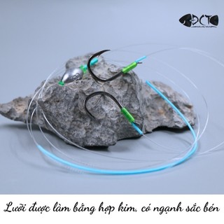 DÂY THẺO CÂU CÁ - THẺO SẴN QIANHAI 1M5 CHÌ OVAL 8G