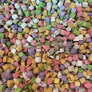 Viên Gà Mix Rau Củ Sấy Bổ Sung Chất Xơ, Vitamin, Ngăn Rụng Lông, Bảo Vệ Đường Ruột Mèo Chó