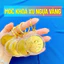 Móc Khóa Xu Hình Con Ngựa Vàng bằng kim loại , mặt chữ Lộc phong thủy Tết 2026