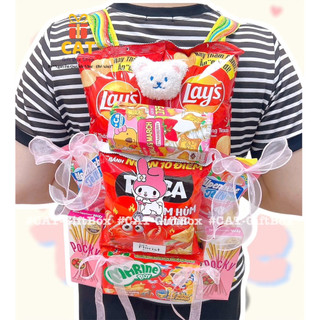 🎒 Balo bánh kẹo mix full trend hot – quà tặng sinh nhật, liên hoan,Noel - Balo snack - Balo bánh kẹo - Balo hottrend