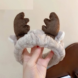Băng đô sừng hươu nữ Hàn Quốc vải cao cấp nhiều màu dễ thương xinh xắn cho mùa lễ hội