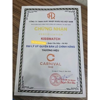 [Bản Nâng Cấp 17.11] Đồng Hồ Nữ Carnival Sundust 8160L-VH-NN Chính Hãng - Đường kính mặt 34mm