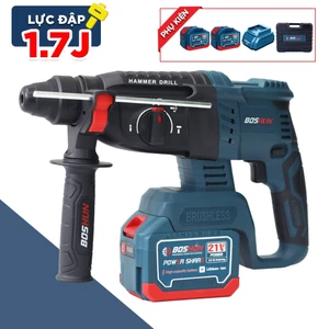 Máy Khoan Pin Bê Tông BOSHUN BS-G2803H – Đục, Khoan Búa, Khoan Thường – Lực Đập 1.7J – SDS Plus