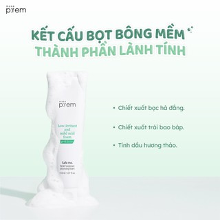 Sữa Rửa Mặt Tạo Bọt Cấp Ẩm, Dịu Nhẹ Make P:rem Safe Me Relief Moisture Cleansing Foam (100ml)