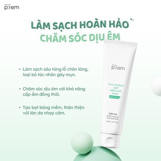 Sữa Rửa Mặt Tạo Bọt Cấp Ẩm, Dịu Nhẹ Make P:rem Safe Me Relief Moisture Cleansing Foam (100ml)