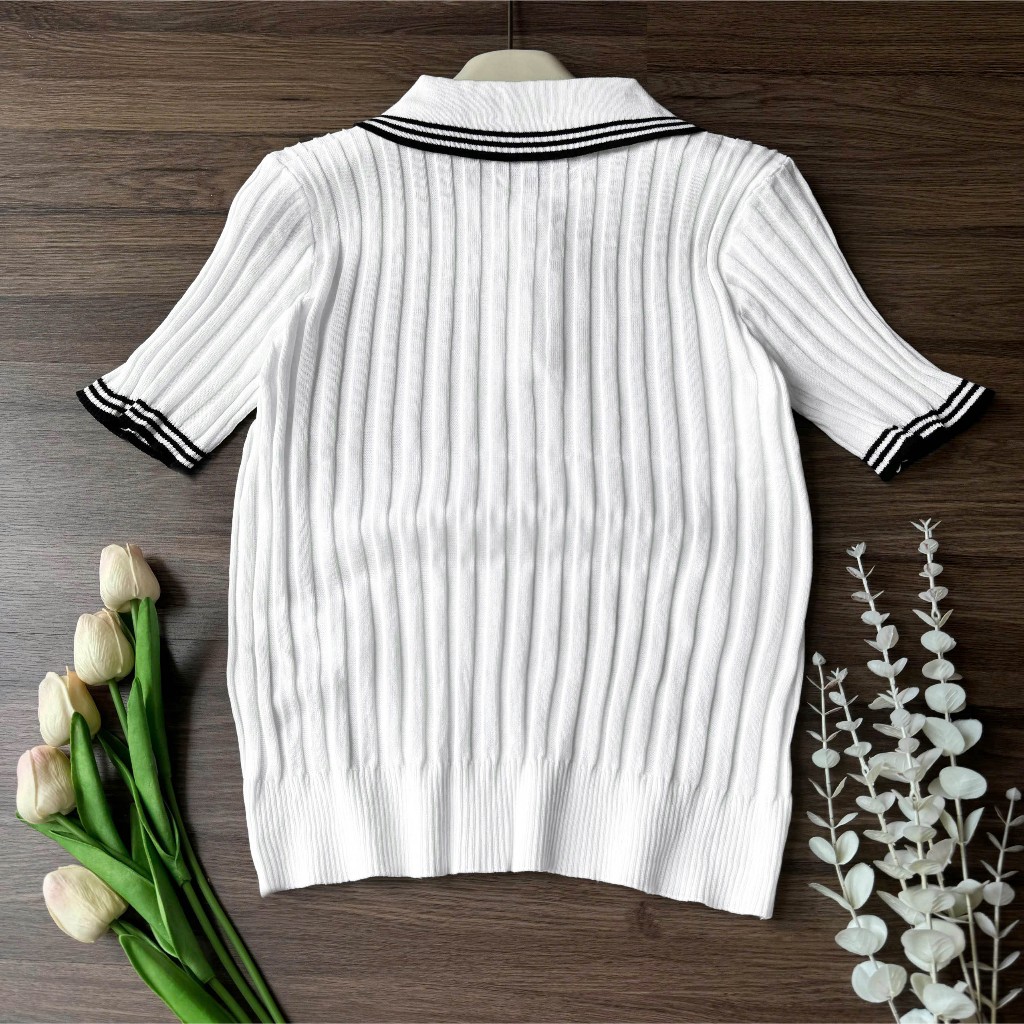 Áo Len Mirage Viền Tay Logo Local Brand Chất Len Mongtoghi Mềm Mịn Thoáng Mát.