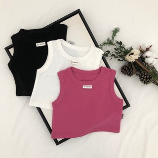 Áo Ba Lỗ Cho Bé Gái, ÁO Ba Lỗ Cho Bé Chất Liệu Cotton Mềm Mại Thoáng Mái